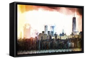 Manhattan Colorful-Philippe Hugonnard-Framed Stretched Canvas