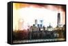 Manhattan Colorful-Philippe Hugonnard-Framed Stretched Canvas