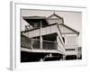 Manhattan Entrance to Brooklyn Bridge, New York-null-Framed Photo