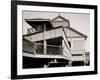 Manhattan Entrance to Brooklyn Bridge, New York-null-Framed Photo