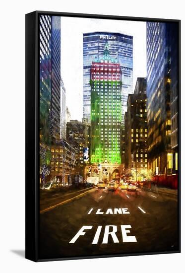 Manhattan Fire Lane-Philippe Hugonnard-Framed Stretched Canvas