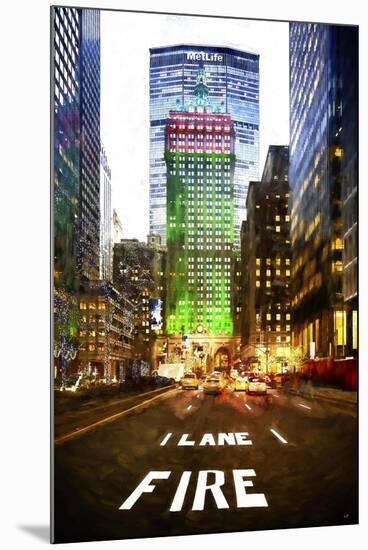 Manhattan Fire Lane-Philippe Hugonnard-Mounted Art Print