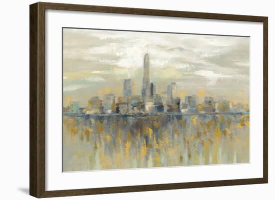 Manhattan Fog-Silvia Vassileva-Framed Art Print