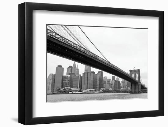 Manhattan from Brooklyn-Erin Clark-Framed Giclee Print