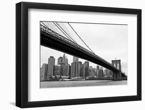 Manhattan from Brooklyn-Erin Clark-Framed Art Print