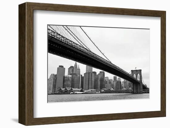 Manhattan from Brooklyn-Erin Clark-Framed Art Print