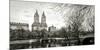 Manhattan From Central Park-null-Mounted Premium Giclee Print