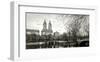Manhattan From Central Park-null-Framed Art Print