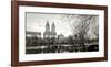 Manhattan From Central Park-null-Framed Art Print