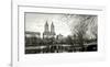 Manhattan From Central Park-null-Framed Art Print