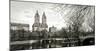 Manhattan From Central Park-null-Mounted Art Print