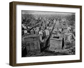 Manhattan from Metropolitan Tower-null-Framed Premium Photographic Print