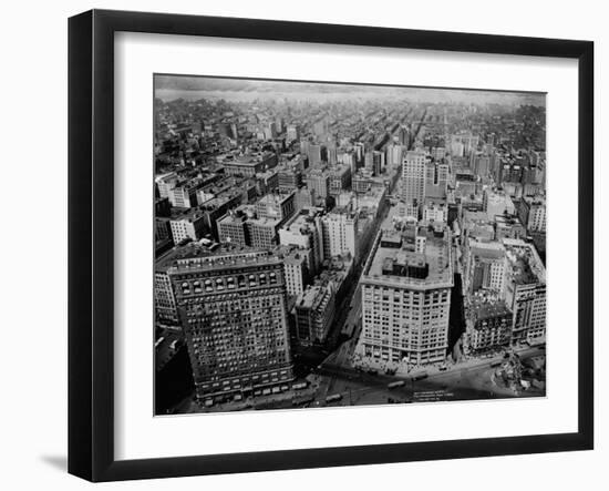 Manhattan from Metropolitan Tower-null-Framed Premium Photographic Print