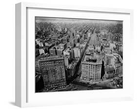 Manhattan from Metropolitan Tower-null-Framed Premium Photographic Print