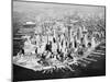 Manhattan from the Air with River Site-Philip Gendreau-Mounted Premium Photographic Print