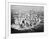 Manhattan from the Air with River Site-Philip Gendreau-Framed Photographic Print