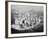 Manhattan from the Air with River Site-Philip Gendreau-Framed Photographic Print