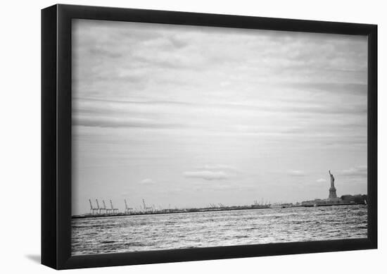 Manhattan Harbor NYC-null-Framed Poster