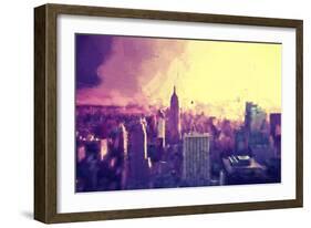 Manhattan Heat II-Philippe Hugonnard-Framed Giclee Print