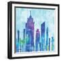 Manhattan I-Paul Brent-Framed Art Print