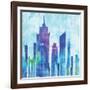 Manhattan I-Paul Brent-Framed Art Print