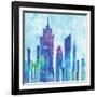 Manhattan I-Paul Brent-Framed Art Print