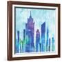 Manhattan I-Paul Brent-Framed Art Print