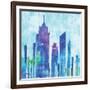 Manhattan I-Paul Brent-Framed Art Print