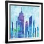 Manhattan I-Paul Brent-Framed Art Print