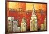 Manhattan I-David Stewart-Framed Art Print