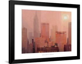 Manhattan II-Xavier Carbonell-Framed Art Print