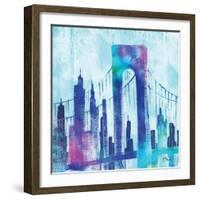 Manhattan II-Paul Brent-Framed Art Print