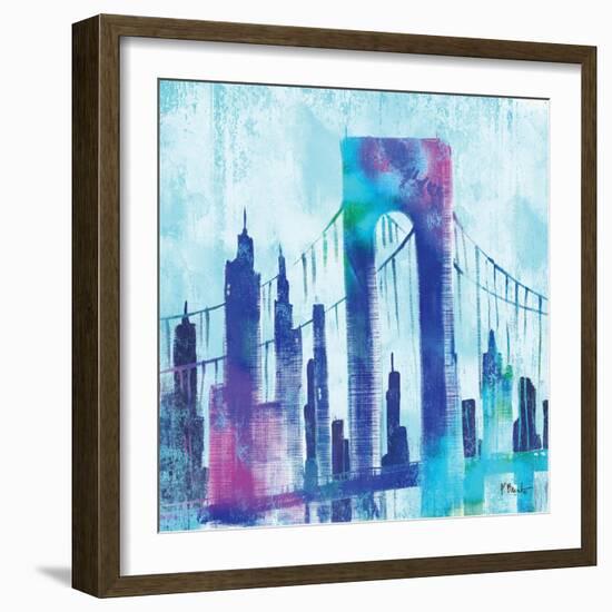 Manhattan II-Paul Brent-Framed Art Print