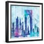 Manhattan II-Paul Brent-Framed Art Print