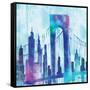 Manhattan II-Paul Brent-Framed Stretched Canvas