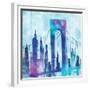 Manhattan II-Paul Brent-Framed Premium Giclee Print