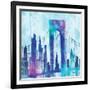 Manhattan II-Paul Brent-Framed Art Print