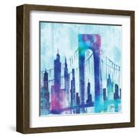 Manhattan II-Paul Brent-Framed Art Print