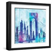 Manhattan II-Paul Brent-Framed Art Print