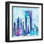 Manhattan II-Paul Brent-Framed Art Print