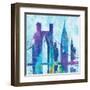 Manhattan III-Paul Brent-Framed Art Print