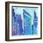 Manhattan IV-Paul Brent-Framed Art Print