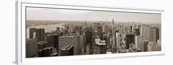 Manhattan Looking South-Richard Berenholtz-Framed Art Print