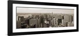 Manhattan Looking South-Richard Berenholtz-Framed Art Print