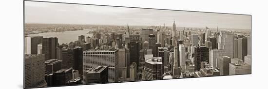 Manhattan Looking South-Richard Berenholtz-Mounted Art Print