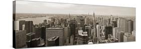 Manhattan Looking South-Richard Berenholtz-Stretched Canvas