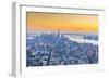 Manhattan, Lower Manhattan and Downtown, World Trade Center, Freedom Tower, New York-Alan Copson-Framed Photographic Print