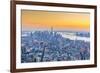 Manhattan, Lower Manhattan and Downtown, World Trade Center, Freedom Tower, New York-Alan Copson-Framed Photographic Print