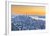 Manhattan, Lower Manhattan and Downtown, World Trade Center, Freedom Tower, New York-Alan Copson-Framed Photographic Print