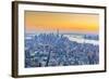 Manhattan, Lower Manhattan and Downtown, World Trade Center, Freedom Tower, New York-Alan Copson-Framed Photographic Print